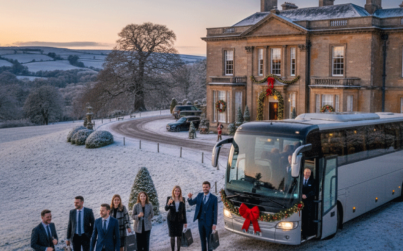 Corporate Christmas Parties: Why Coach Hire Is a Game Changer – 8 Brilliant Reasons to Book Early