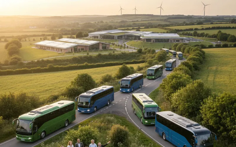 Why Businesses Are Going Green with Group Coach Hire