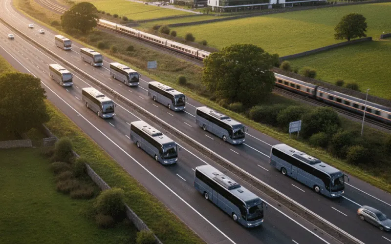 Beyond Meetings: How A Class Coach Hire Powers Corporate Mobility