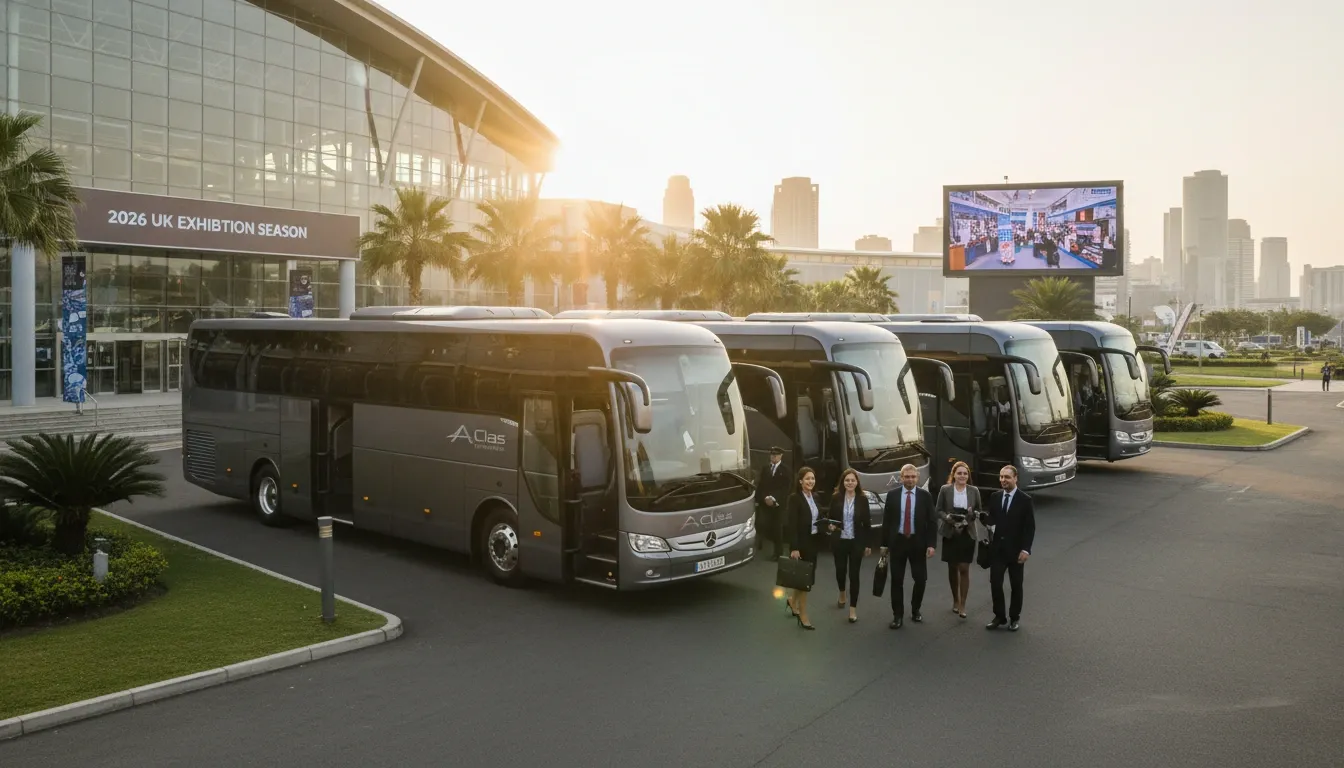Maximising Efficiency: Corporate Coach Hire for the 2026 Exhibition Season
